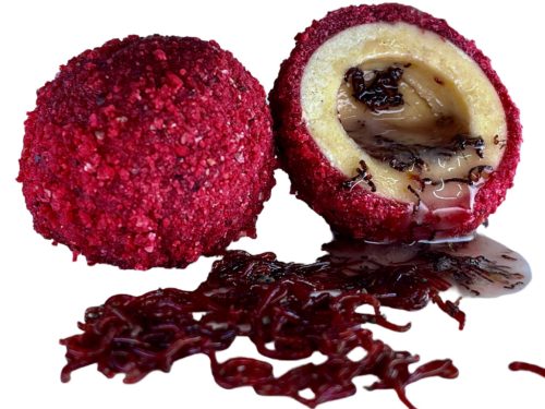 LK Baits Nutrigo Monster Live Blood Woorm 20-25mm, 250ml, 12pcs