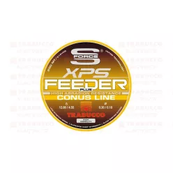  Trabucco S-Force Feeder Plus Conus Line 200m 0,25-0,185mm elvékonyodó távdobó monofil zsinór