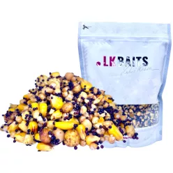   LK Baits Partikl Mix főtt - kukorica, repce, búza, borsó, tigrismogyoró 1kg