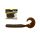 ARNO SALTED TWISTER BROWN 13CM 10PCS/BAG