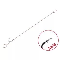  Kötött horog Delphin Proxi Loop / 6db 8cm / 0,10mm / BARB #8