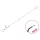 Kötött horog Delphin Proxi Loop / 6db 12cm / 0,10mm / BARB #6