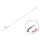 Kötött horog Delphin Proxi Sting / 6db 12cm / 0,10mm / BARB #6 / Sting 7mm