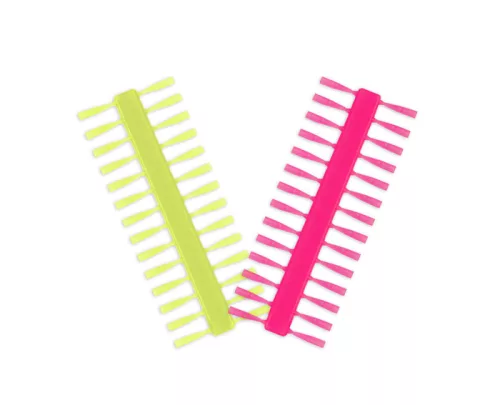 Delphin Q-STOP stopper / sárga + rózsaszín 7mm