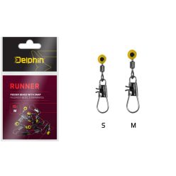 Feeder futó és forgó kapoccsal Delphin RUNNER / 10db M