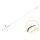 Kötött horog Delphin FLR Loop / 6db 8cm / 0,22mm / B-LESS #6