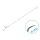 Kötött horog Delphin Proxi Quickstop / 6db 8cm / 0,10mm / B-LESS #8