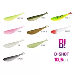 BOMB! Gumihal D-SHOT / 5db 10,5 cm/REDFACE