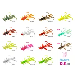 Delphin MANYA UVs nimfa / 5db 10.5cm/PEARL