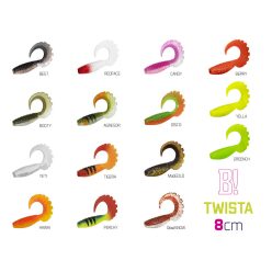 Gumihal Delphin TWISTA UVs / 5db 8cm/HAWAI