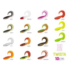 Gumihal Delphin TWISTA UVs / 5db 10cm/AGRESOR
