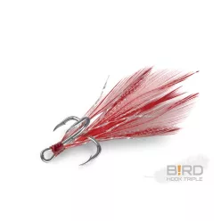 Delphin B!RD Hook TRIPLE / 3db piros tollak #8