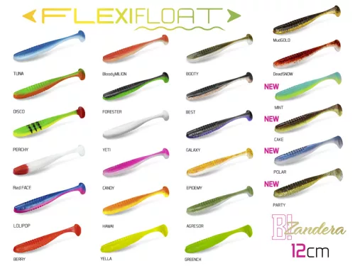 DuoPACK BOX Delphin ZANDERA FlexiFLOAT UVs / 6x 5db 12cm/BLOODY MILION