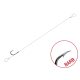 Kötött horog Delphin FLR Loop / 6db 8cm / 0,22mm / BARB #10