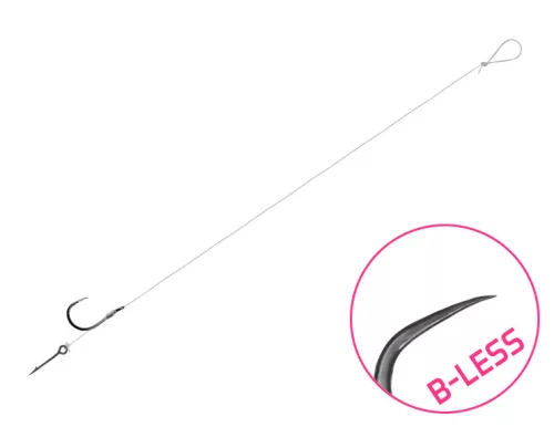 Kötött horog Delphin FLR Sting / 6db 12cm / 0,22mm / B-LESS #12 / Sting 5mm