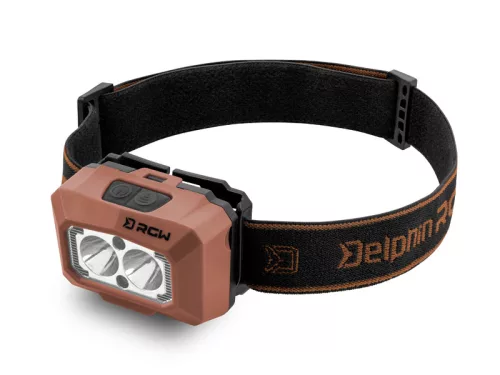 Delphin RGW PRO UC fejlámpa 5W/200lm/1500mAh