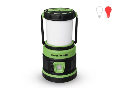 Kemping lámpa Delphin AURA UC 8,5W/500lm/3600mAh