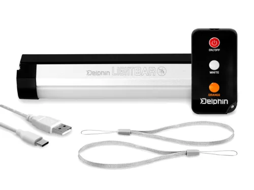 Sátorlámpa távirányítóval Delphin LightBAR UC 1W/100lm/2000mAh