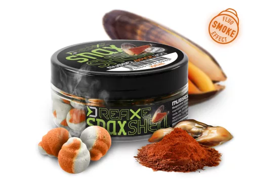 D SNAX SHELL csali 12mm/30g Kagyló-Fűszer/wafters/oldódó