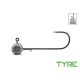 Grub-tartóval ellátott Delphin TYRE jigfej / 2 db 80g-10/0