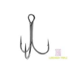 Delphin B! LureHook TRIPLE hármashorog / 6db 1/0