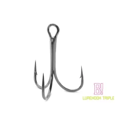 Delphin B! LureHook TRIPLE hármashorog / 6db 1/0