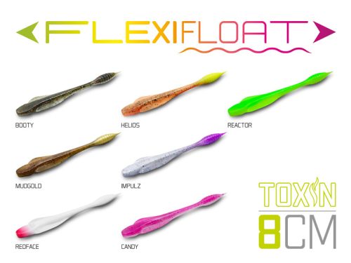 Műcsali Delphin TOXIN UVs / 8 db 8cm / REDFACE