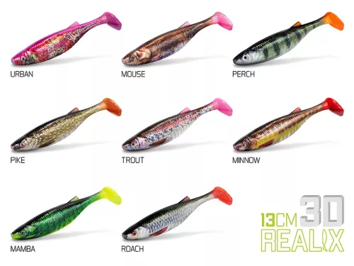 DuoPACK BOX Delphin Realix 3D / 6 x 2 db 13cm / Pike