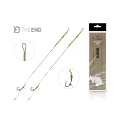 Delphin THE END Blow Back Rig / 2 db 20cm/25lbs/#8