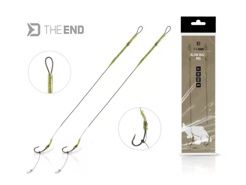 Delphin THE END Blow Back Rig / 2 db 20cm/25lbs/#4