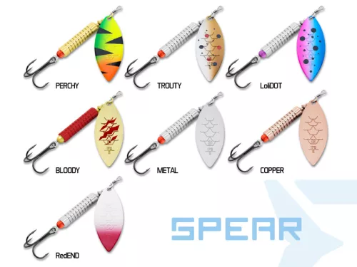 Delphin SPEAR Spinner körforgó 9,5g/méret.3/METAL
