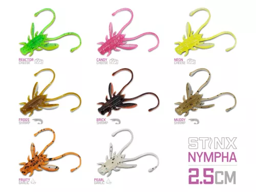 Műcsali Delphin B! Stinx NYMPHA / 20 db 2.5cm / CANDY