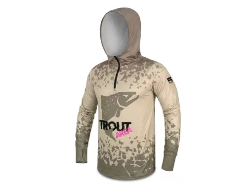 Delphin UV ARMOR 50+ Kapucnis hosszúujjú póló Trout M