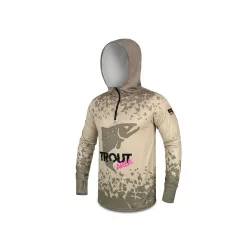 Delphin UV ARMOR 50+ Kapucnis hosszúujjú póló Trout XL