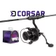 Pontyozó szett Delphin CorsaBLACK NERO 360cm/2 rész + 6T + 0,30mm