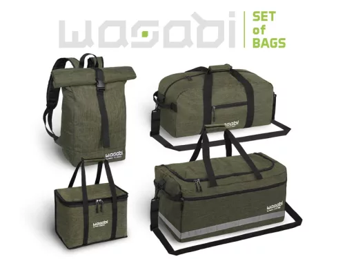 WASABI SET tašiek CarryMID + CarryBIG + Coolbag + Rucksack