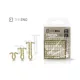 Delphin CLASSIC bojli stopper készlet / 126 db S,M,L/transparent+camo green