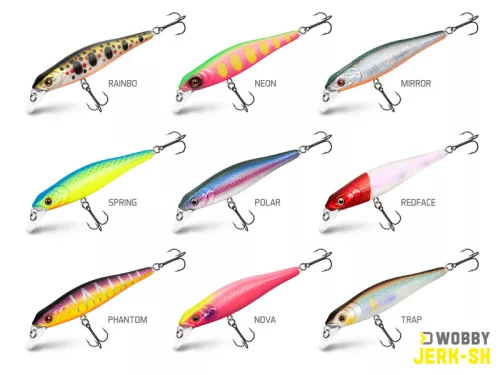 Wobbler Delphin WOBBY JERK-SH 6,5g/8cm/Susp./REDFACE