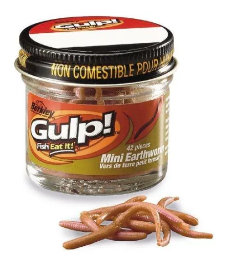 Berkley GMEW-NAT GULP MINI EARTHWORM NATURAL 79