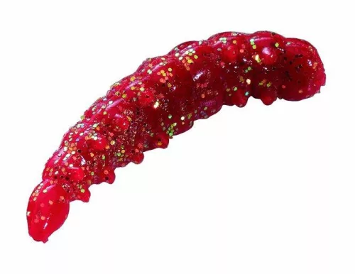 Berkley EBPHWRDSC PWR HONEY WORM RED/SCALES 35