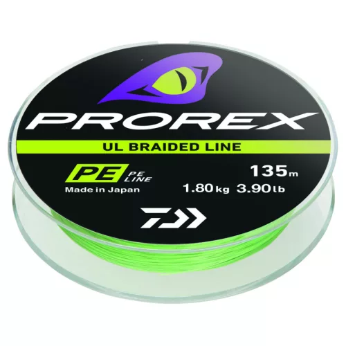 DAIWA Prorex UL Finesse Braid chartreuse|PE0.25|1.80kg|135m