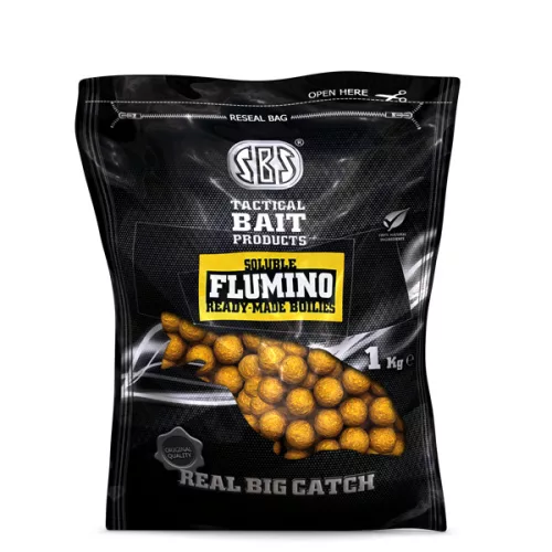 SBS Soluble Flumino Ready-Made Boilies" "20 mm Pineapple