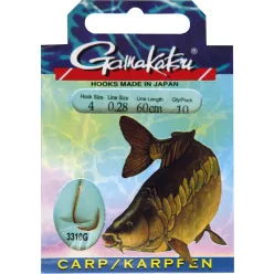 GAMAKATSU Carp előkötött 10/cs. 6 ( BKG-3310G) 