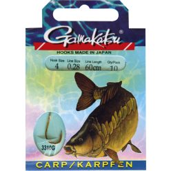 GAMAKATSU Carp előkötött 10/cs. 10 ( BKG-3310G/010)