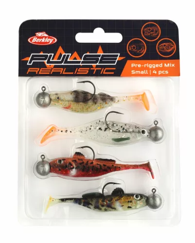 Berkley Pulse Realistic Prerigged Mix Small 4pcs