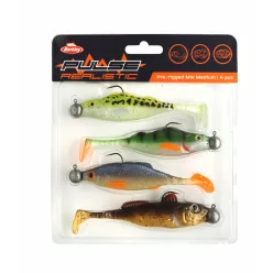 Berkley Pulse Realistic Prerigged Mix Mdium 4pcs