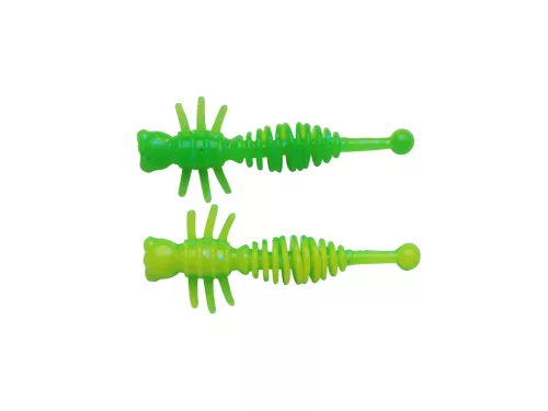 Berkley PWRBT PWR Larvae 40mm Sprng Grn/Snsn Ylw