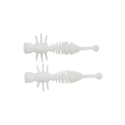 Berkley PWRBT PWR Larvae 55mm Milky White