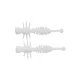 Berkley PWRBT PWR Larvae 55mm Milky White