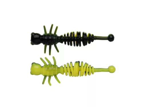 Berkley PWRBT PWR Larvae 55mm Black/Snsne Ylw